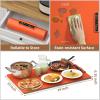 image2 Pcs Electric Food Warming Mat Innowarmer Silicone Food Warmer for Parties Buffet Portable Fast Heating Pads for Food Pizza Coffee Tea Heater Meat Defrosting Tray Adjustable Temperature