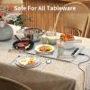 image2 Pcs Electric Food Warming Mat Innowarmer Silicone Food Warmer for Parties Buffet Portable Fast Heating Pads for Food Pizza Coffee Tea Heater Meat Defrosting Tray Adjustable Temperature