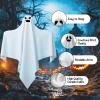 image31 Inch Halloween Hanging Ghosts Decoration Outdoor Indoor Cute Flying White Ghost Decor for Home Halloween Party Porch Yard Garden Spooky Stuff Props 4 PCS Ghost2 Ghost