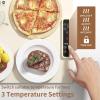 imageElectric Food Warming Mat Silicone Food Warmer for Parties Buffet Portable Fast Heating Pads for Food Pizza Coffee Tea Heater Meat Defrosting Tray Adjustable Temperature BlueWhite