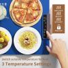 imageElectric Food Warming Mat Silicone Food Warmer for Parties Buffet Portable Fast Heating Pads for Food Pizza Coffee Tea Heater Meat Defrosting Tray Adjustable Temperature BlueBlue