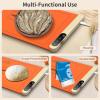 imageFood Warming Mat Electric Silicone Heating Tray for Food 500W Full Surface Graphene Heating Adjustable Temperature ampamp Timer Portable Food Warmer for Parties Travel Home BuffetsOrange