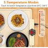 imageFood Warming Mat Electric Silicone Heating Tray for Food 500W Full Surface Graphene Heating Adjustable Temperature ampamp Timer Portable Food Warmer for Parties Travel Home BuffetsWhite