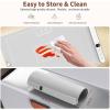 imageFood Warming Mat Electric Silicone Heating Tray for Food 500W Full Surface Graphene Heating Adjustable Temperature ampamp Timer Portable Food Warmer for Parties Travel Home BuffetsGray
