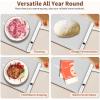 imageFood Warming Mat Electric Silicone Heating Tray for Food 500W Full Surface Graphene Heating Adjustable Temperature ampamp Timer Portable Food Warmer for Parties Travel Home BuffetsGray