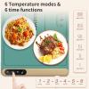 imageFood Warming Mat Electric Silicone Heating Tray for Food 500W Full Surface Graphene Heating Adjustable Temperature ampamp Timer Portable Food Warmer for Parties Travel Home BuffetsBlue