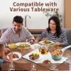 imageFood Warming Mat Electric Silicone Heating Tray for Food 500W Full Surface Graphene Heating Adjustable Temperature ampamp Timer Portable Food Warmer for Parties Travel Home BuffetsGray
