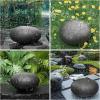 imageRain Drum for Outside Garden 6 Inches 8 Notes Steel Tongue Chakra Drums Waterproof Echo Rain Chime Meditation Drums Musical Instruments for Adult Gift with Bag Music Book Drum Mallets BlackBlack