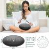 imageRain Drum for Outside Garden 6 Inches 8 Notes Steel Tongue Chakra Drums Waterproof Echo Rain Chime Meditation Drums Musical Instruments for Adult Gift with Bag Music Book Drum Mallets BlackBlack