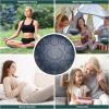 imageRain Drum for Outside Garden 6 Inches 8 Notes Steel Tongue Chakra Drums Waterproof Echo Rain Chime Meditation Drums Musical Instruments for Adult Gift with Bag Music Book Drum Mallets BlackNavy Blue