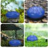 imageRain Drum for Outside Garden 6 Inches 8 Notes Steel Tongue Chakra Drums Waterproof Echo Rain Chime Meditation Drums Musical Instruments for Adult Gift with Bag Music Book Drum Mallets BlackDark Blue