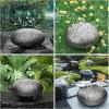 imageRain Drum for Outside Garden 6 Inches 8 Notes Steel Tongue Chakra Drums Waterproof Echo Rain Chime Meditation Drums Musical Instruments for Adult Gift with Bag Music Book Drum Mallets BlackStar Sliver