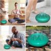 imageRain Drum for Outside Garden 6 Inches 8 Notes Steel Tongue Chakra Drums Waterproof Echo Rain Chime Meditation Drums Musical Instruments for Adult Gift with Bag Music Book Drum Mallets BlackLake Blue