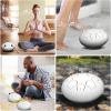 imageRain Drum for Outside Garden 6 Inches 8 Notes Steel Tongue Chakra Drums Waterproof Echo Rain Chime Meditation Drums Musical Instruments for Adult Gift with Bag Music Book Drum Mallets BlackWhite
